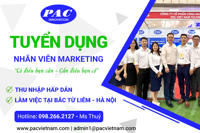 [TIN TUYỂN DỤNG] – NHÂN VIÊN MARKETING – NĂM 2024