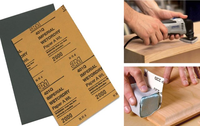 Chọn giấy nhám chà gỗ theo nhu cầu sử dụng
