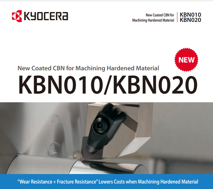Lớp phủ dao CBN mới KBN010 – KBN020